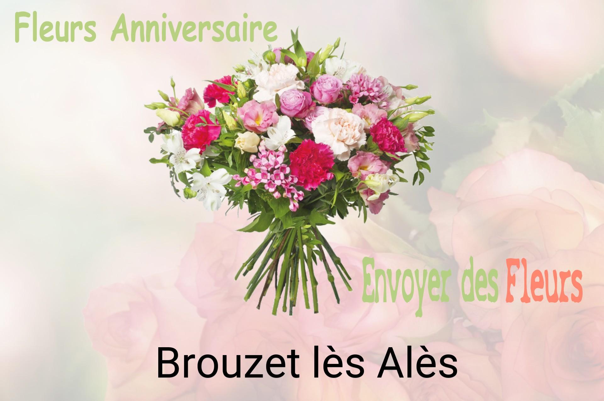Bouquet de fleurs d’anniversaire livré à Brouzet-lès-Alès